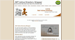 Desktop Screenshot of dotnetactivedirectory.com