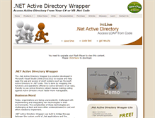 Tablet Screenshot of dotnetactivedirectory.com